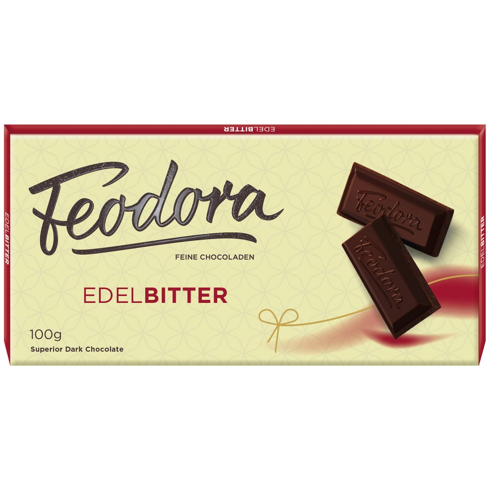 Feodora Edelbitter Schokolade 100 g (EXP 11/2025)