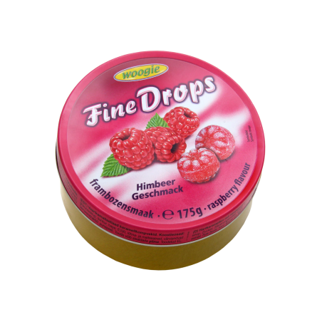Woogie Fine Drops Himbeer 175 g