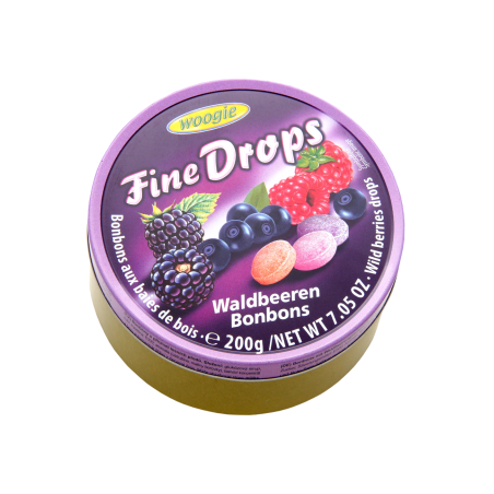 Woogie Fine Drops Waldbeeren Bonbons 200 g