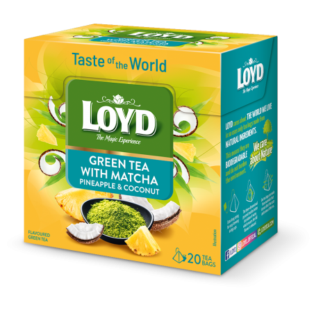 LOYD GREEN TEA WITH MATCHA 20 tea bags