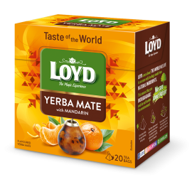 LOYD TANGERINE-FLAVOURED YERBA MATE 20 tea bags