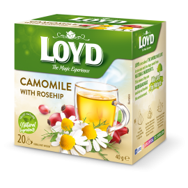 LOYD CAMOMILE WITH ROSEHIP 20 tea bags
