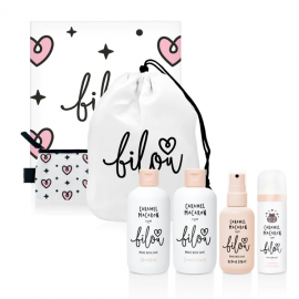 Bilou Caramel Macaron Geschenkset 2x100 ml, 2x50 ml