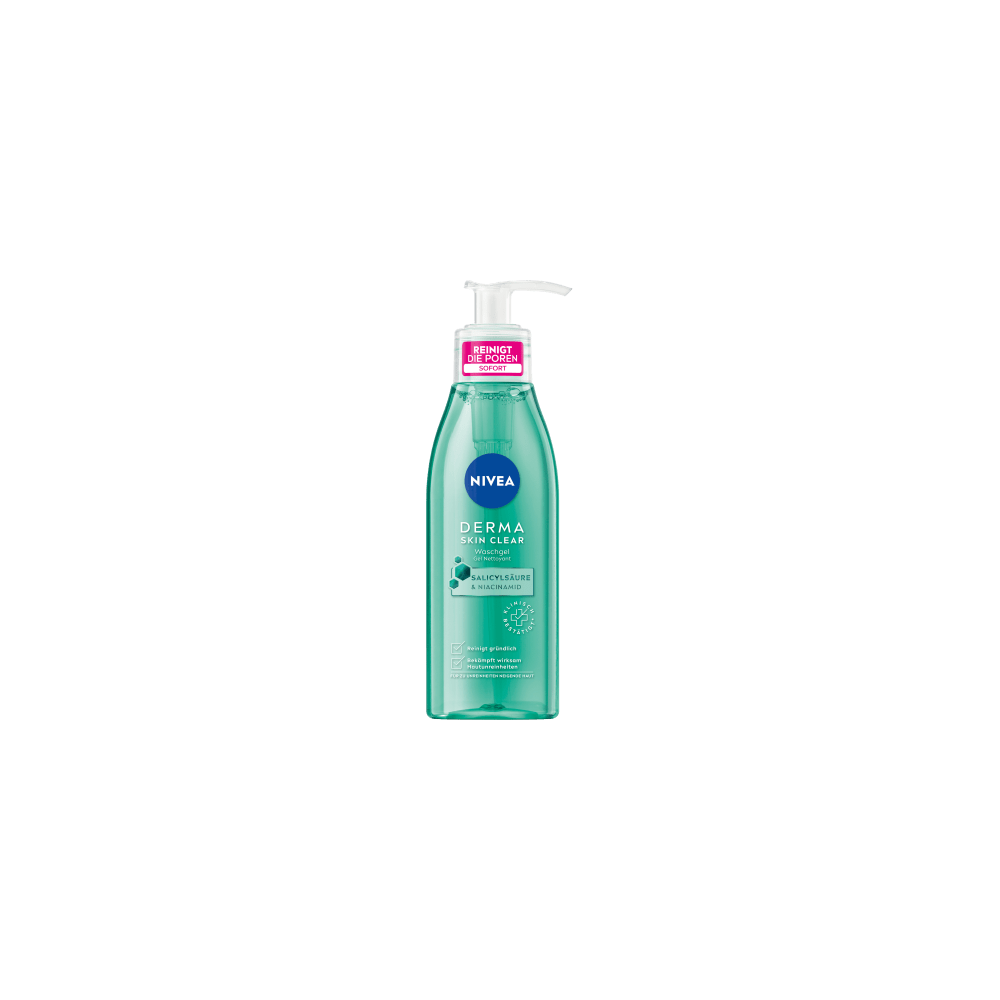 NIVEA Derma Skin Clear Washing Gel 150 ml / 5.0 fl oz