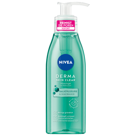 NIVEA Derma Skin Clear Washing Gel 150 ml / 5.0 fl oz