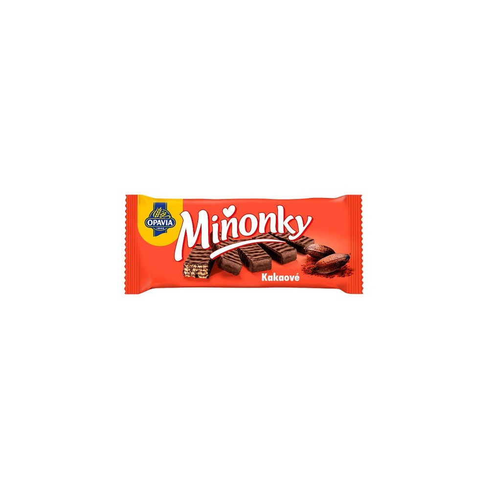 Opavia Minonky Kakao-Rot 50 g / 1,6 Unzen