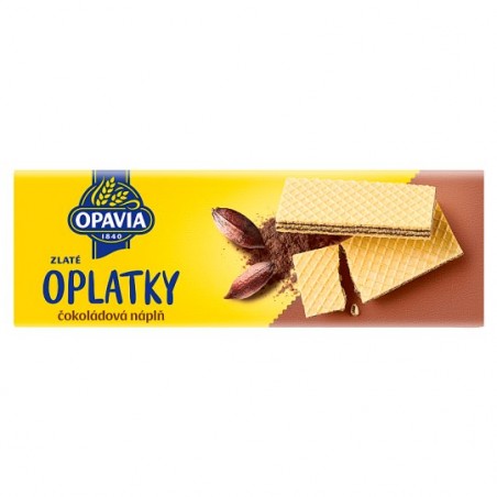 Opavia Zlate Oplatky Schokolade 146 g