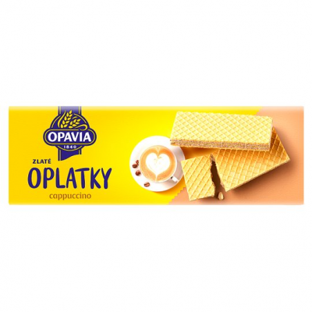 Opavia Zlate Oplatky Cappuccino 146 g / 5.1 oz