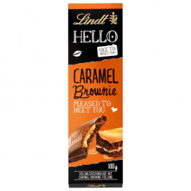 Lindt Hello Caramel Brownie Chocolate 100 g / 3.5 oz