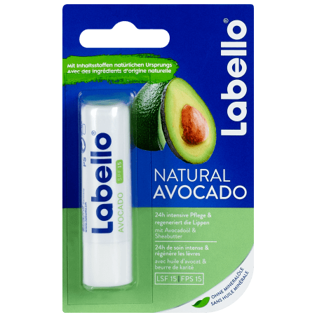 Labello Natural Avocado Lippenpflege LSF 15 5,5 ml