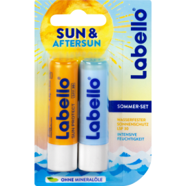 Labello Sun & Aftersun Lippenpflege Sommer-Set 9,6 g