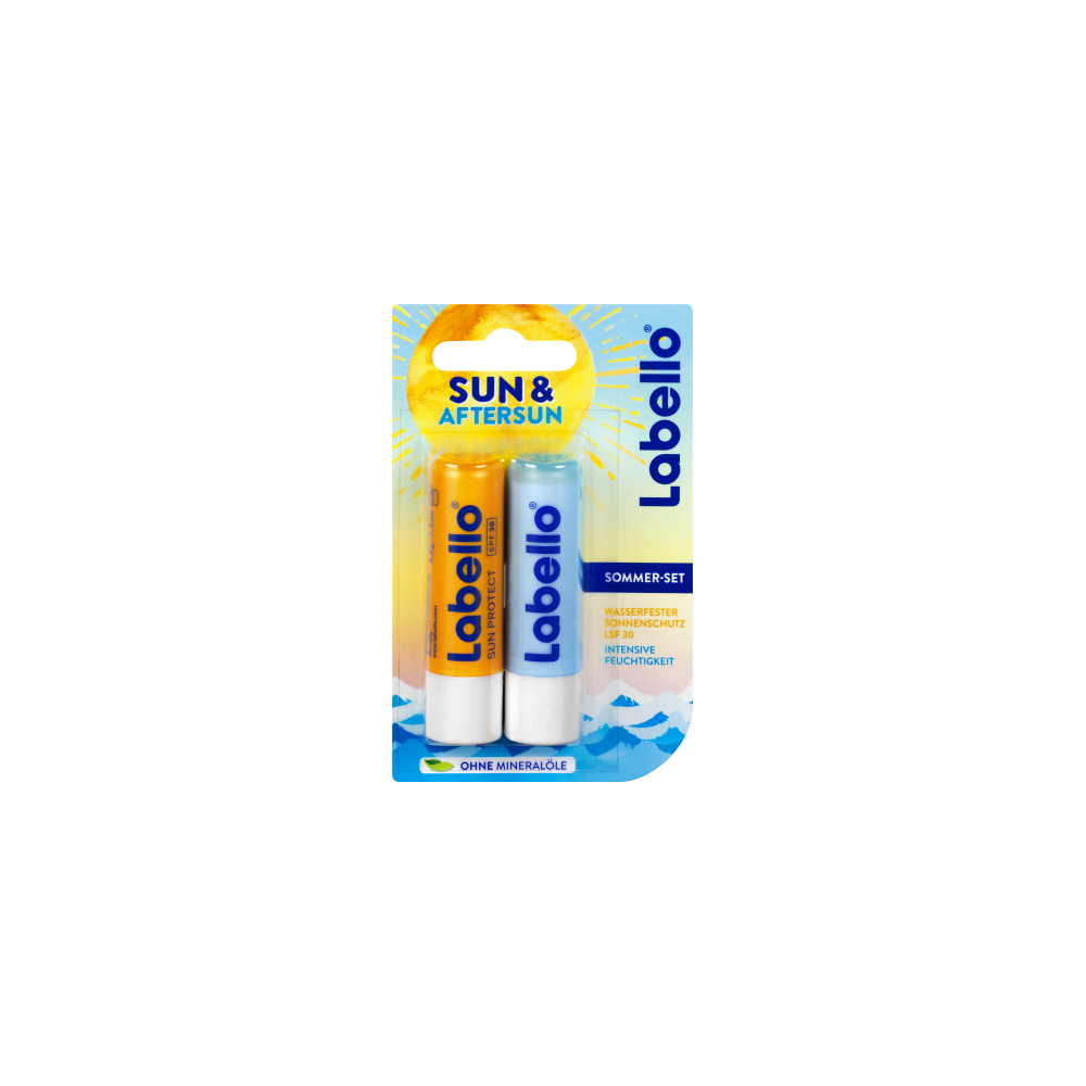 Labello Sun & Aftersun Lippenpflege Sommer-Set 9,6 g