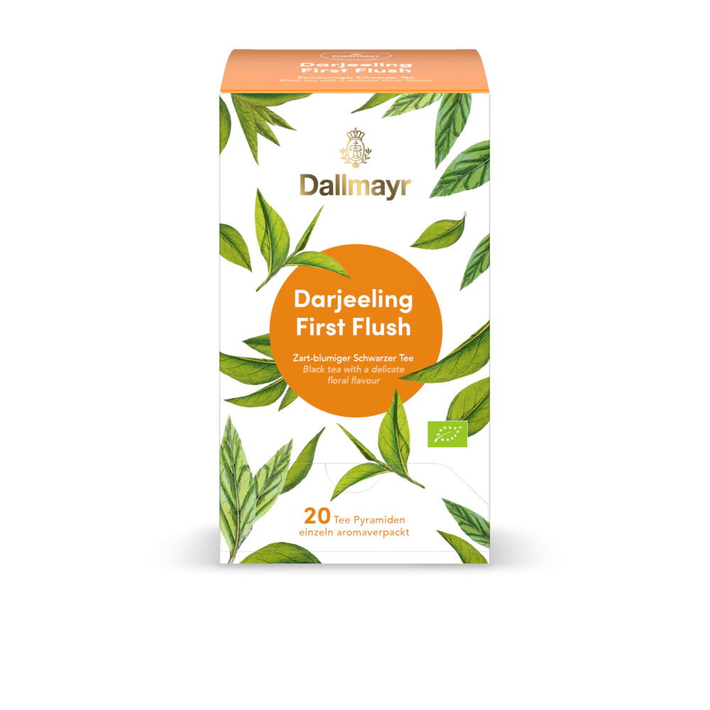 Dallmayr Bio Darjeeling First Flush 20 Pyramidenbeutel