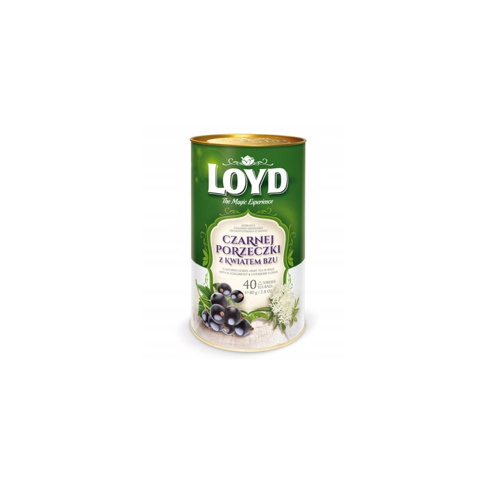 Loyd Blackcurrant & Elderberry Flower 40 tea bags