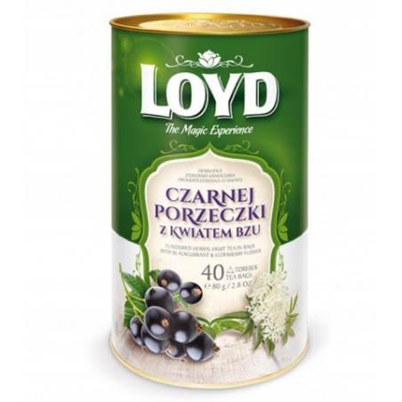 Loyd Blackcurrant & Elderberry Flower 40 tea bags