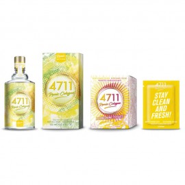 4711 Remix Cologne Eau de Cologne 100 ml / 3,4 fl oz & Erfrischungstücher 10 Stück