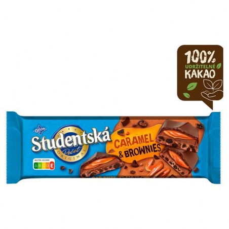 Orion Studentska Pecet Caramel & Brownies Chocolate 240 g
