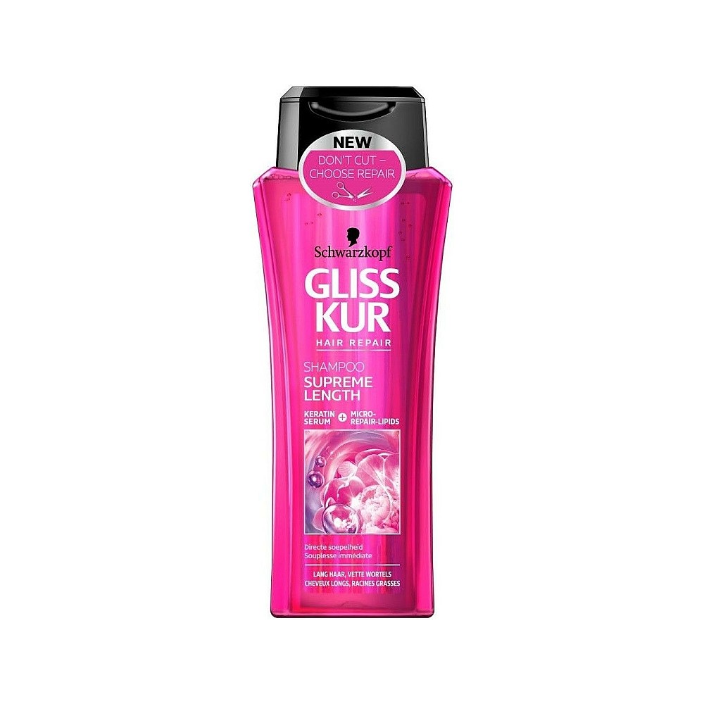 Schwarzkopf Gliss Kur Supreme Length Shampoo 250 ml / 8,3 fl oz