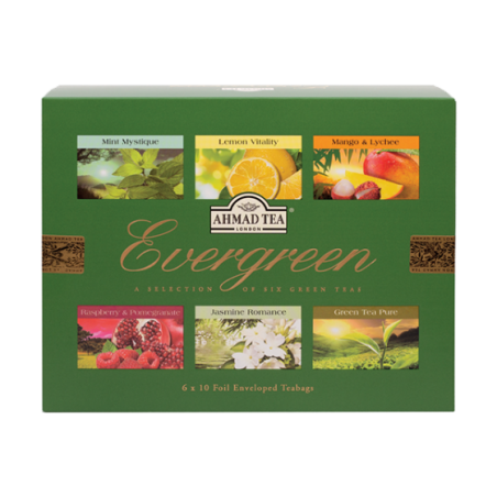 Ahmad Tea Evergreen Collection 60 aluminum bags
