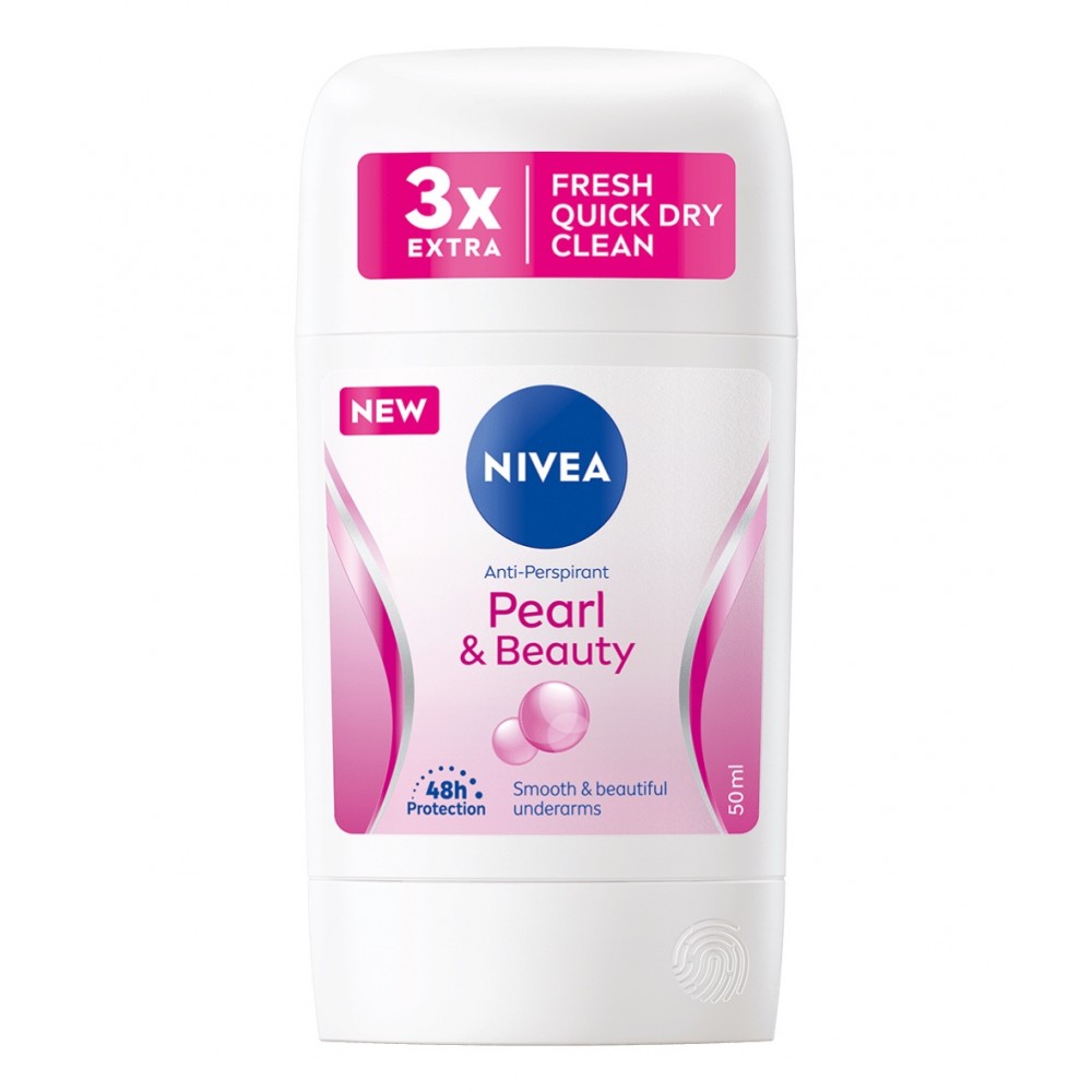Nivea Pearl & Beauty Antitranspirant-Stick 50 ml / 1,6 oz