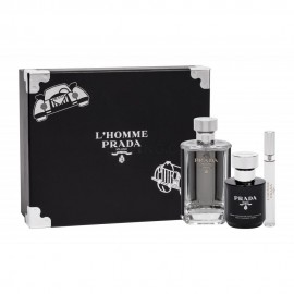 Prada L'Homme Eau de Toilette 100 ml / 3,4 fl oz + Eau de Toilette 10 ml / 0,34 fl oz + Duschcreme 100 ml / 3,4 fl oz