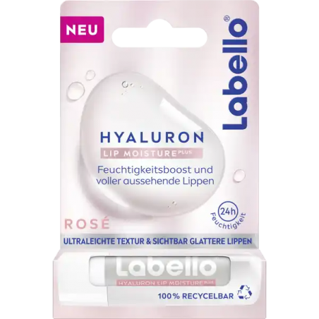 Labello Hyaluron Lip Moisture Plus Rose 5.2g