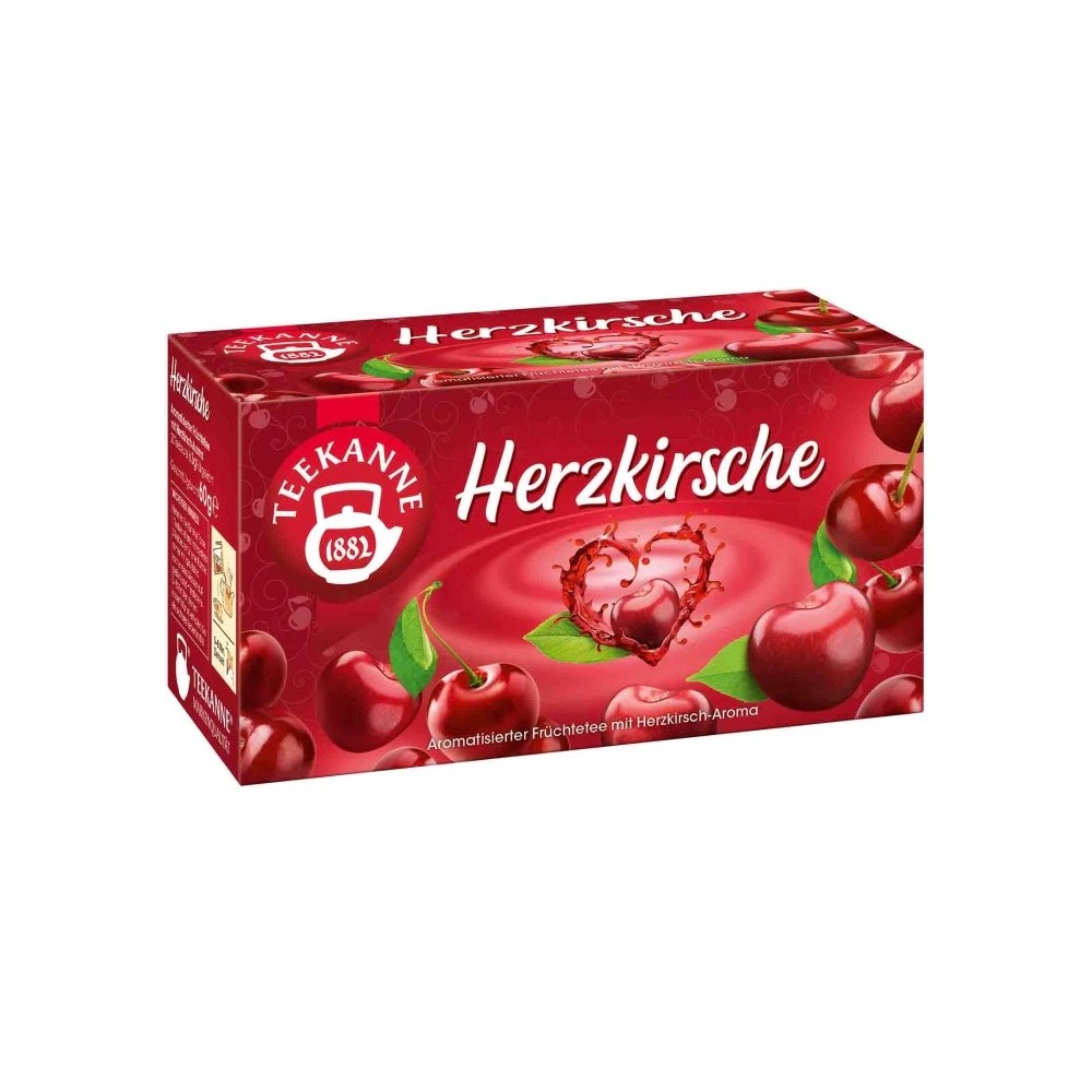 Teekanne Herzkirsche