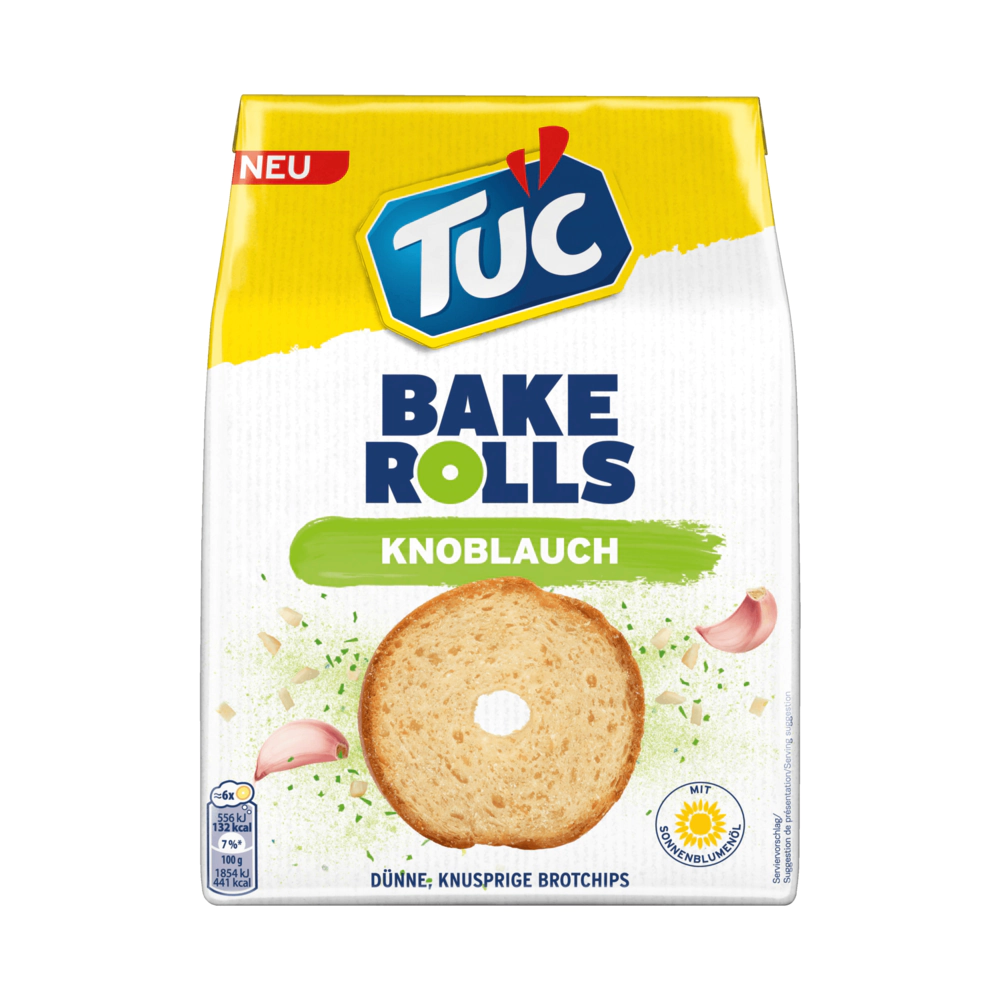 Tuc Bake Rolls Garlic 150g