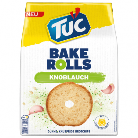 Tuc Bake Rolls Garlic 150g