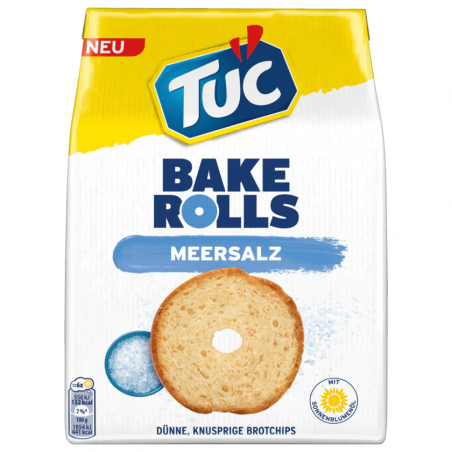 Tuc Bake Rolls Sea Salt 150g
