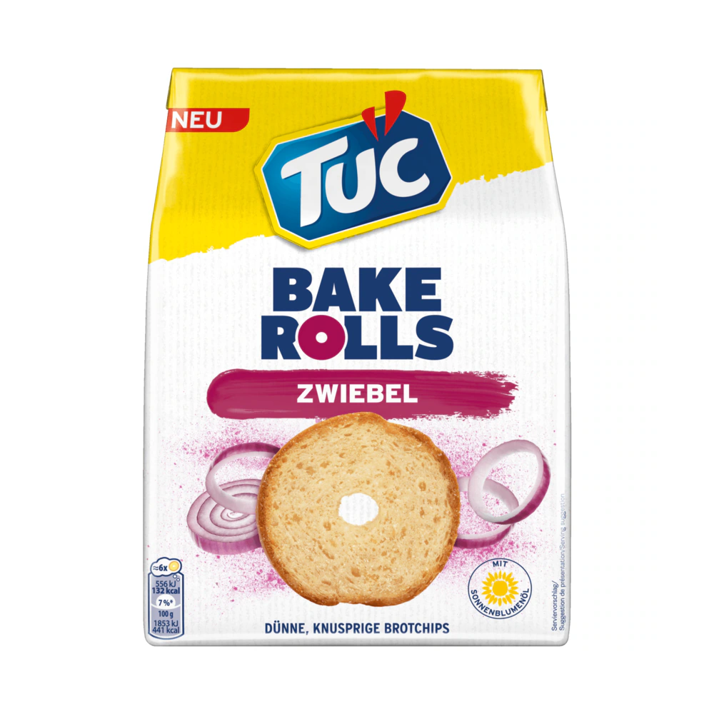 Tuc Bake Rolls Onion 150g