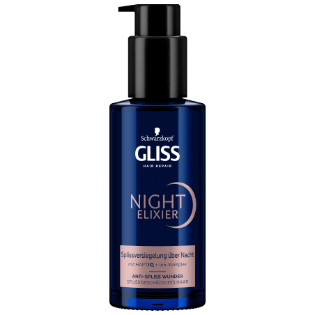 Schwarzkopf GLISS Night Elixir Anti-Split Miracle 100 ml / 3.4 fl oz