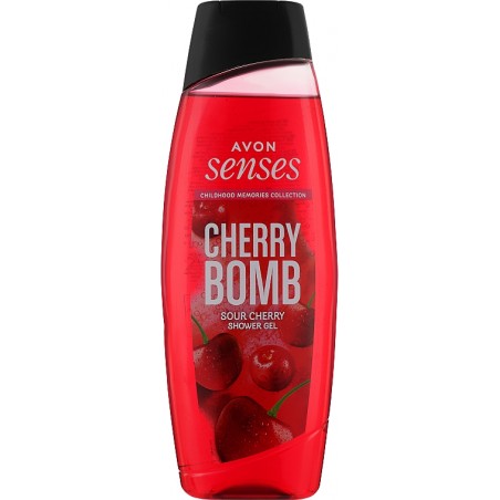 AVON Senses Cherry Bomb Shower Gel 500 ml / 16.8 fl oz