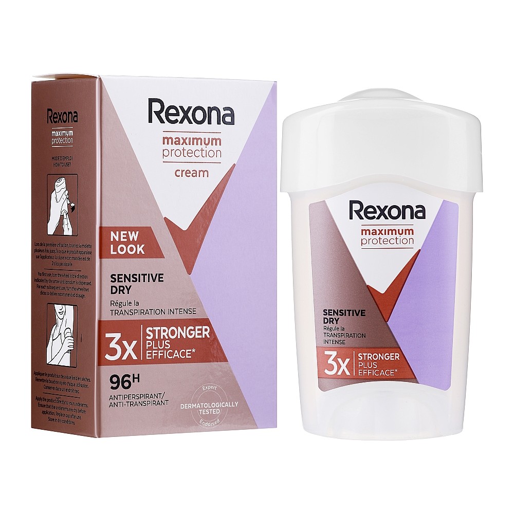 1 x Rexona clinical expert strength classic deodorant antiperspirant cream  46g