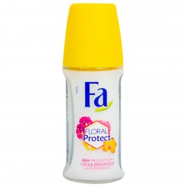 Fa Floral Protect Veilchen & Orchidee Antitranspirant-Roll-On 50 ml / 1,7 fl oz