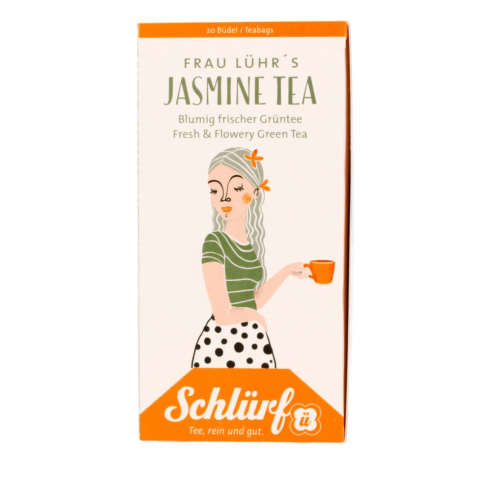 Schlürf - Mrs. Lührs Jasmine Tea BIOgreen tea 1 pack