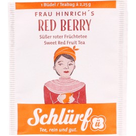 Schlürf - Mrs. Hinrichs Red Berry ORGANIC Fruit tea 1 pack