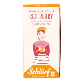 Schlürf - Mrs. Hinrichs Red Berry ORGANIC Fruit tea 1 pack