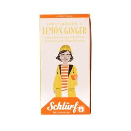 Schlürf - Mrs. Carstens Lemon Ginger BIOherbal tea 1 pack