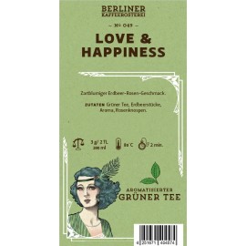 Berliner Kaffeerösterei Love & Happiness №049 flavor Green tea in a bag 50g