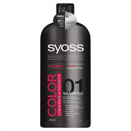 Syoss Color Luminance & Protect Shampoo 500 ml / 16,9 fl oz