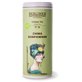 Berliner Kaffeerösterei China Gunpowder BIO №028 Green tea in a can 100g