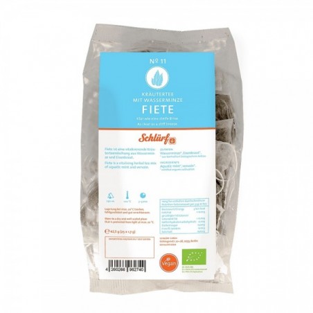Schlürf  №11 BIO herbal tea "Fiete" (25 pieces)