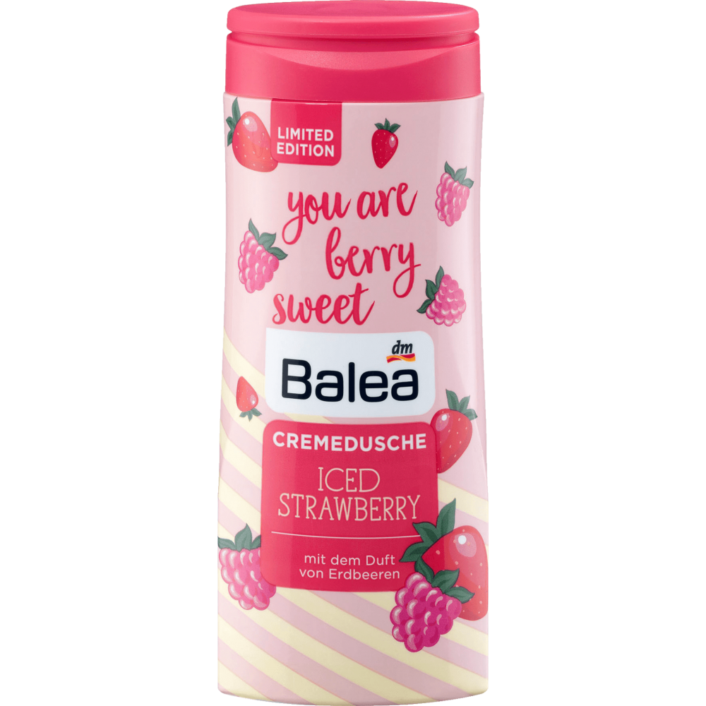 Balea Eiskalte Erdbeer-Duschcreme 300 ml / 10 fl oz
