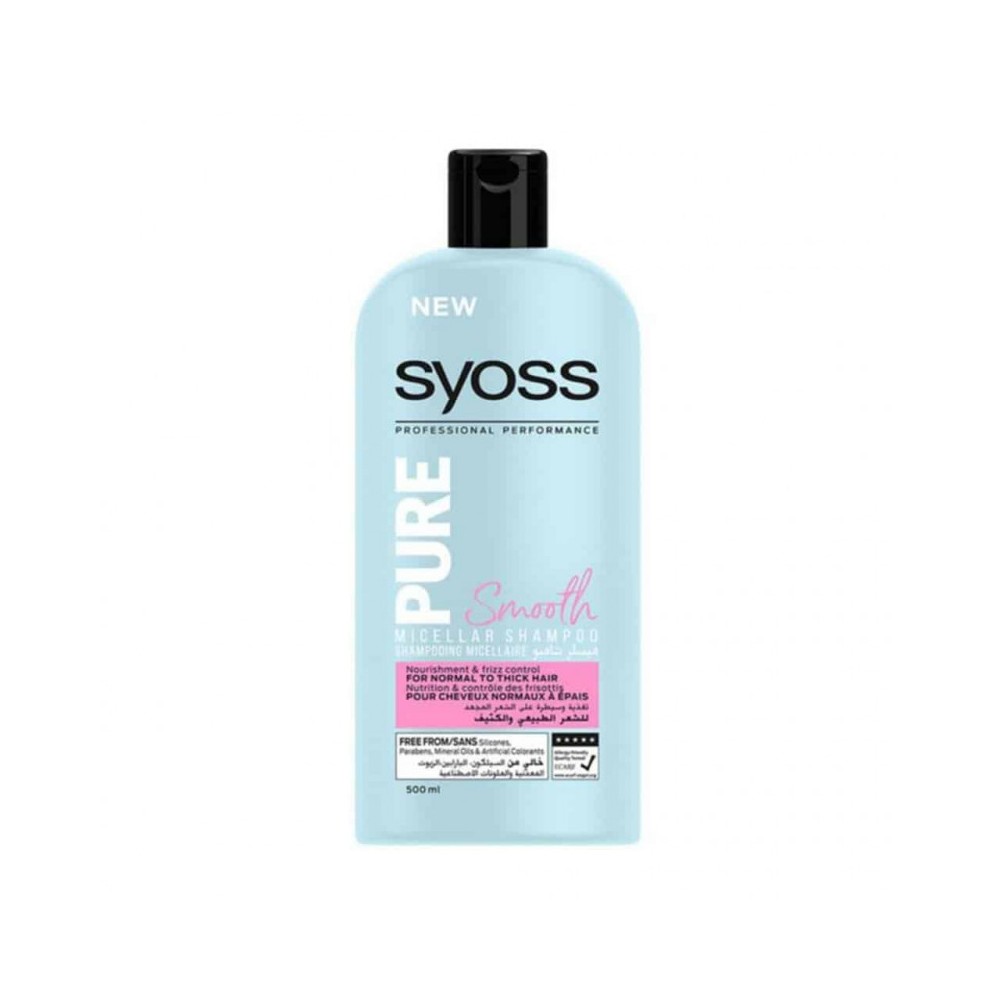 Syoss Pure Smooth Micellar Shampoo 500 ml / 17 fl oz