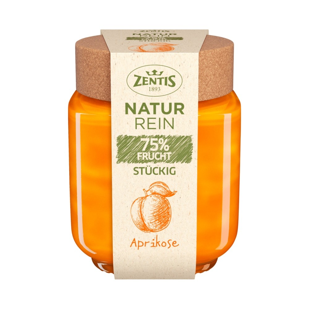 Zentis Natur Rein 75% fruit Apricot 200g