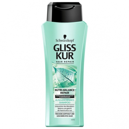Schwarzkopf Gliss Kur Nutri-Balance Repair Shampoo 250 ml / 8.4 fl oz