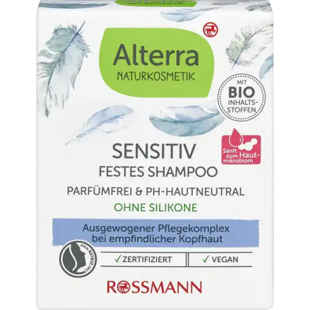 Alterra Naturkosmetics Sensitive Solid Shampoo 60g