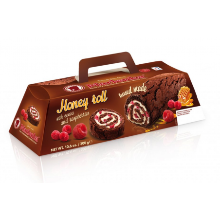 Marlenka Honigrolle mit Kakao und Himbeeren 300 g