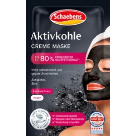 Schaebens Aktivkohle-Creme-Gesichtsmaske 10 ml (2×5 ml) / 0,34 fl oz